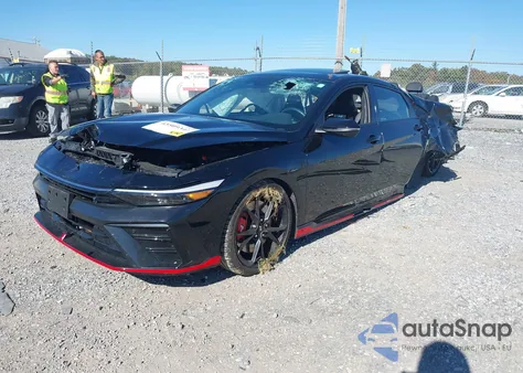 2025 Hyundai Elantra N из США, поврежденный, VIN KMHLW4DK7SU026052